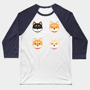 Shiba Inu Baseball T-Shirt